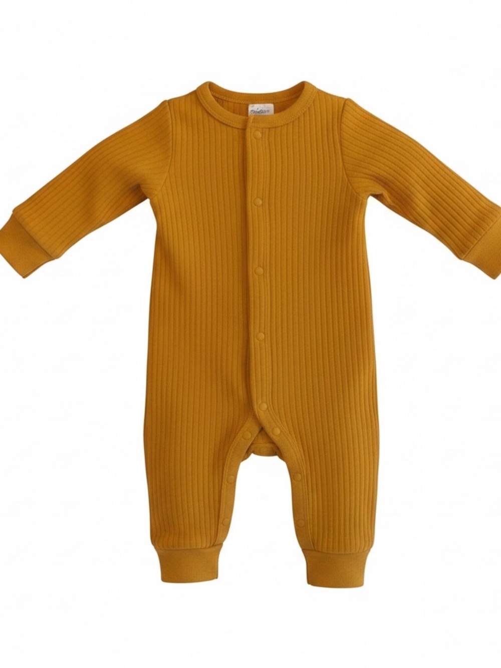 Long sleeve thermal full length newborn onesie